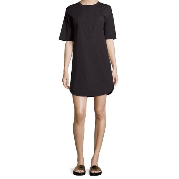 Theory Floryn Half Sleeve Poplin Dress - P/TP - Picture 1 of 10